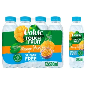 Volvic Touch of Fruit Sugar Free Mango Passion Natural Flavoured Water 500ml