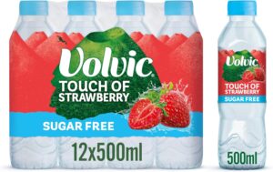Volvic Touch of Fruit Sugar Free Strawberry Natural Flavoured Water 500ml