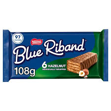 Blue Riband Hazelnut Wafer Biscuit Bar Multipack 6x18g