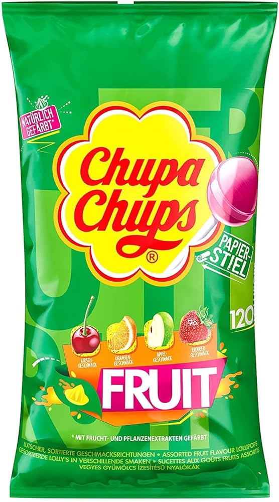 Chupa Chups Fruit Refill Bag 120 for 100