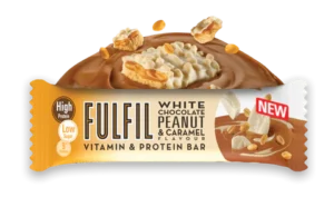 Fulfil White Chocolate Peanut & Caramel Flavour Vitamin & Protein Bar 55g