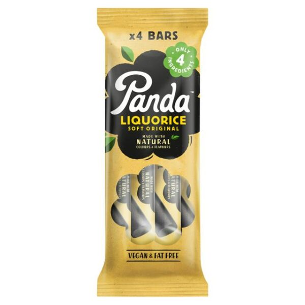 Panda Original Liquorice 4 Bars 128g
