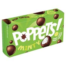 Poppets Dark Choc Mint Creams 40g