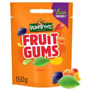 Rowntree's Fruit Gums Vegan Friendly Sweets Sharing Bag 150g