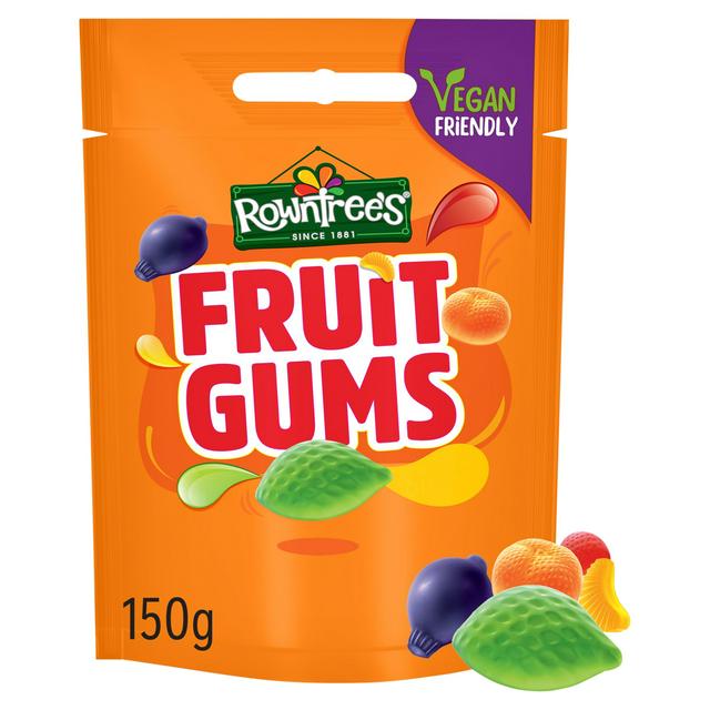 Rowntree's Fruit Gums Vegan Friendly Sweets Sharing Bag 150g