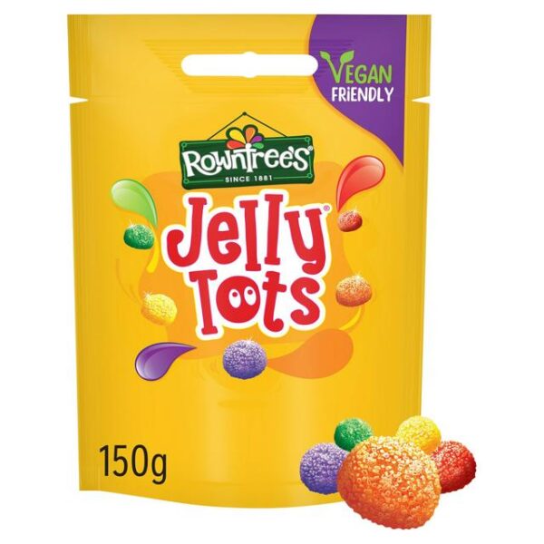 Rowntree's Jelly Tots Sweets Sharing Bag 150g