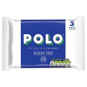 Polo Sugar Free Mint Tube 5Pk 5 X 24.5G