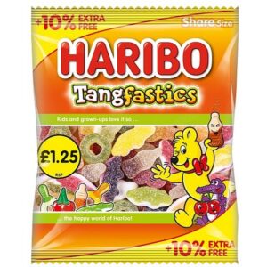 Haribo 10% Extra Free Tangfastics PM £1.25 154g