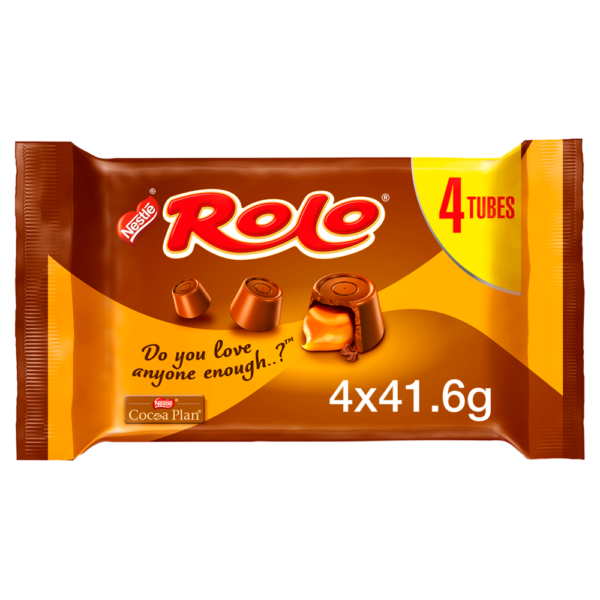 Rolo Milk Chocolate & Caramel Multipack 41.6g 4 Pack