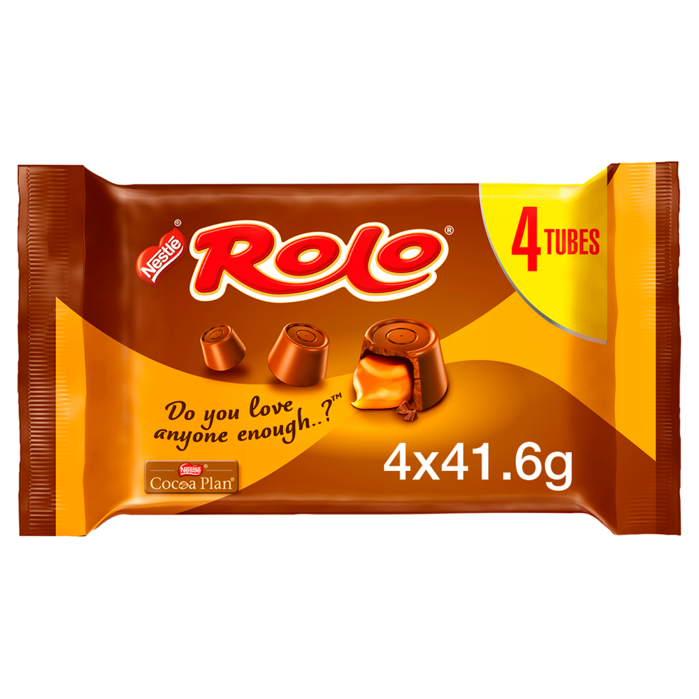 Rolo Milk Chocolate & Caramel Multipack 41.6g 4 Pack