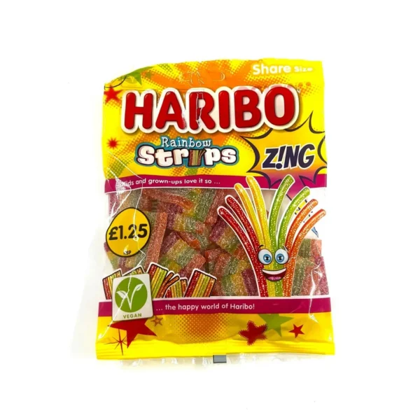 Haribo Rainbow Strips Z!ng PM £1.25 130g