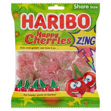 Haribo Happy Cherries Z!NG Bag 160g