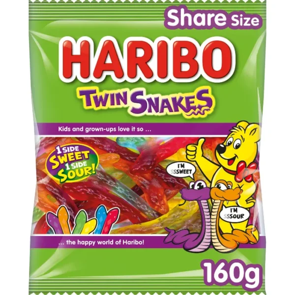 Haribo Twin Snakes 160g