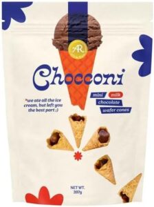 Chocconi Mini Milk Chocolate Wafer Cones, 397g