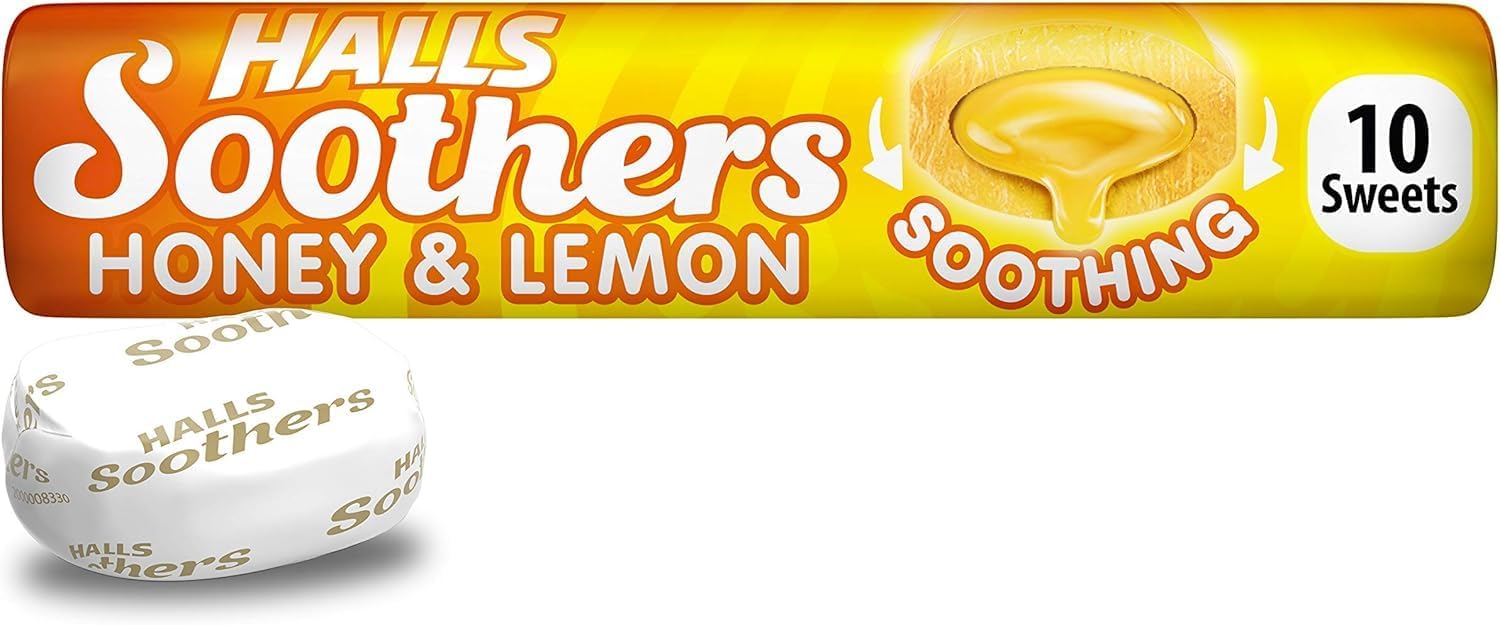 Halls Soothers Honey & Lemon 45g