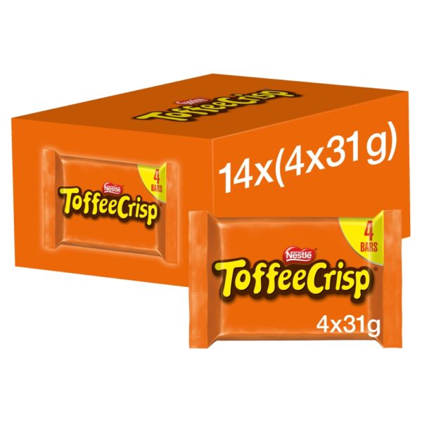 Toffee Crisp Bars 4 x 31g (124g)