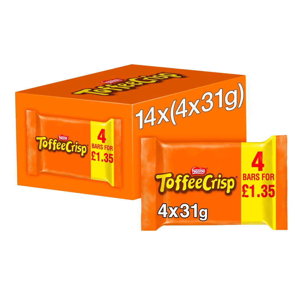 Toffee Crisp 4Pk PM 1.35 124G