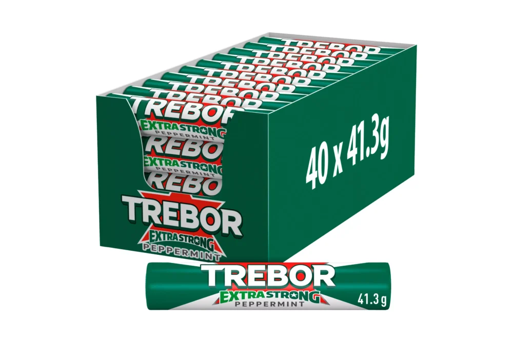 Trebor Extra Strong Peppermint Roll 41.3G