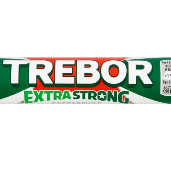 Trebor Extra Strong Peppermint Roll 41.3G