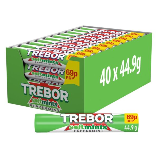 Trebor Softmints Peppermint PM 69P 44.9G