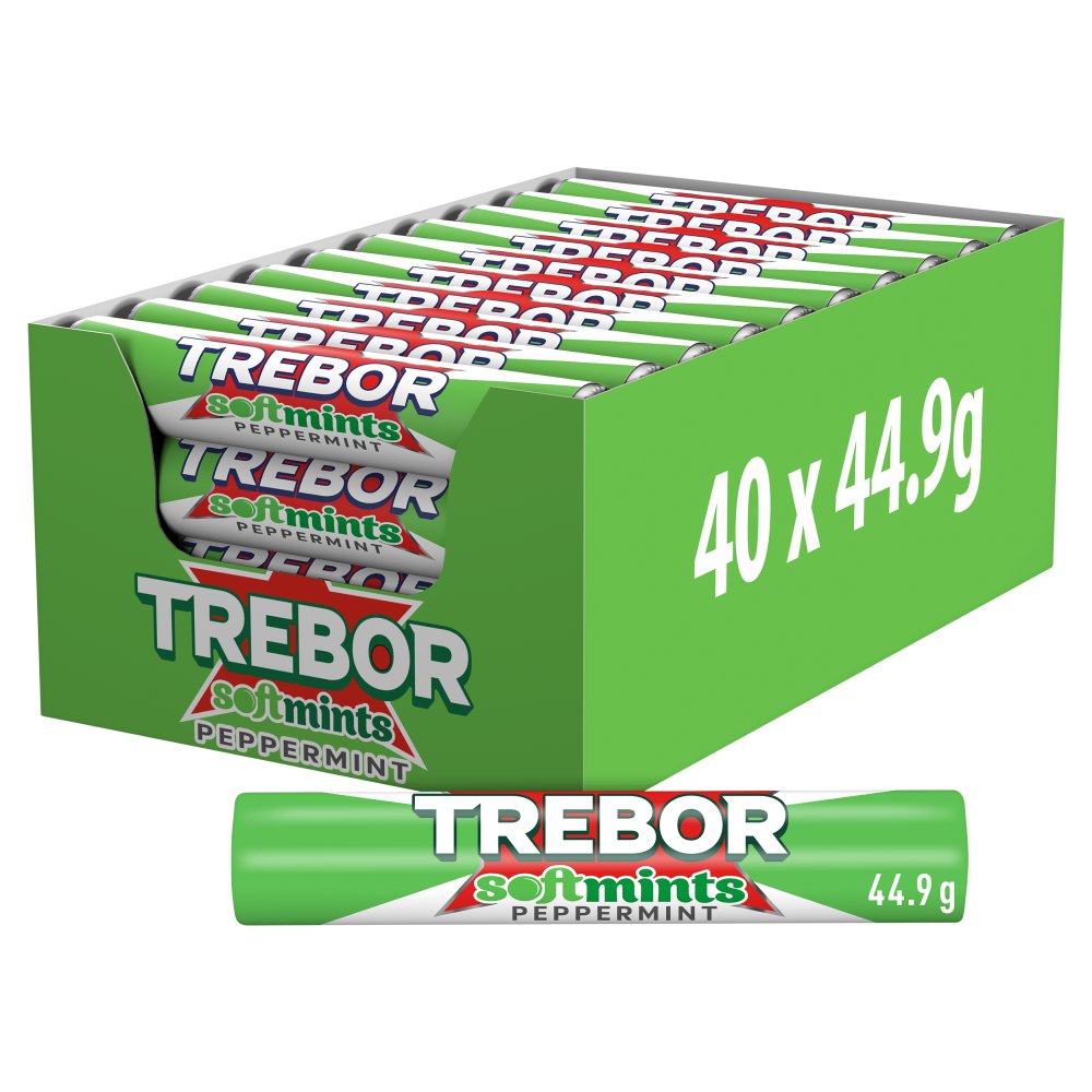 Trebor Softmints Peppermint Roll 44.9G