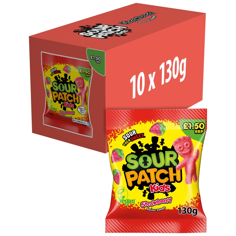 Sour Patch Kids Sweet Bags Strawberry PM 1.50 130G