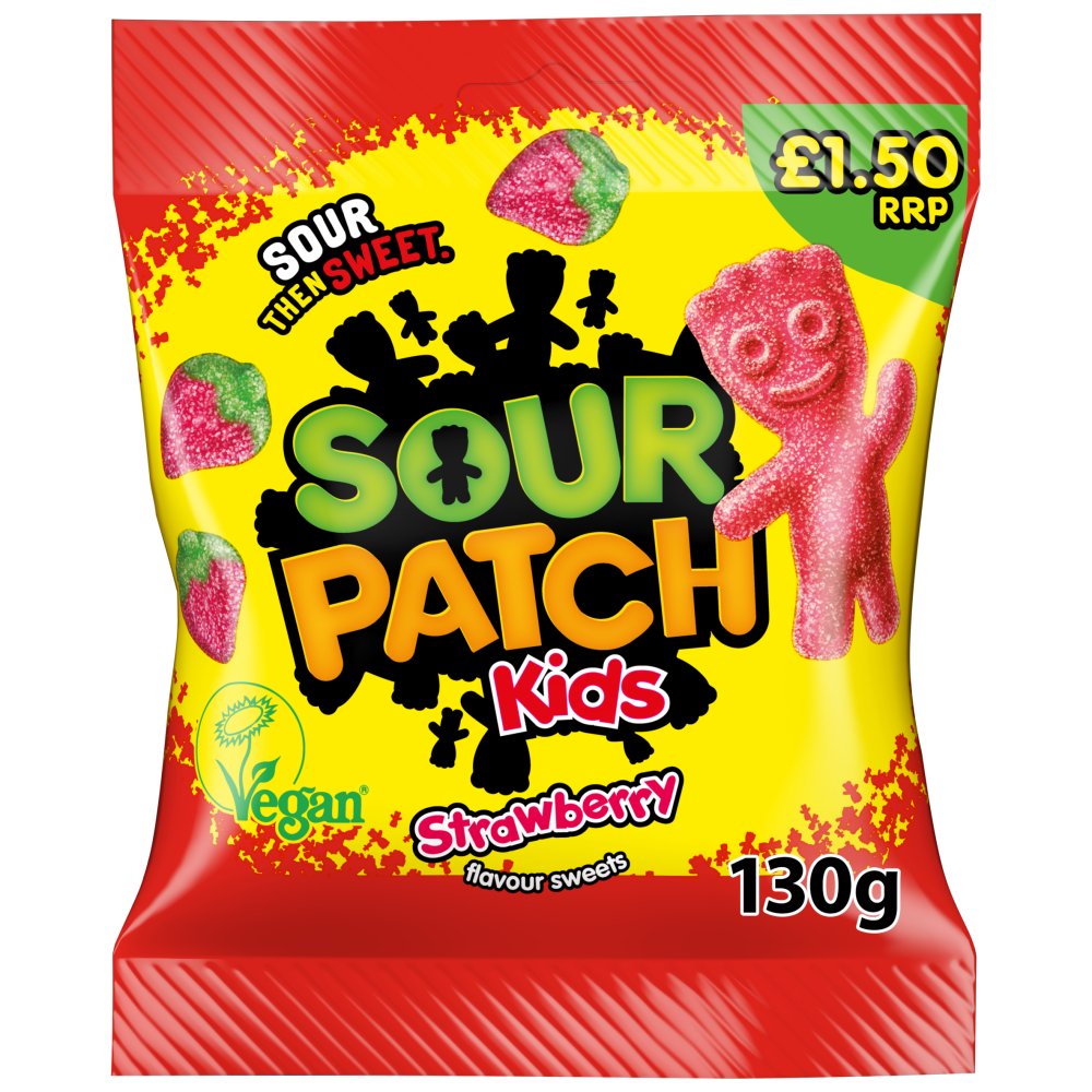 Sour Patch Kids Sweet Bags Strawberry PM 1.50 130G