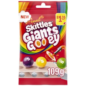 Skittles Giants Gooey Sweets Treat Bag Pm £1.35 109g