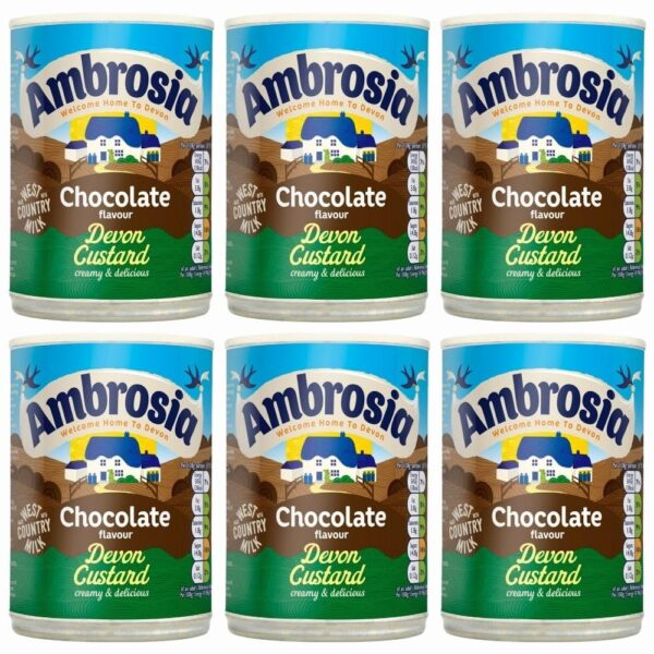 Ambrosia Chocolate Flavour Devon Custard 400g