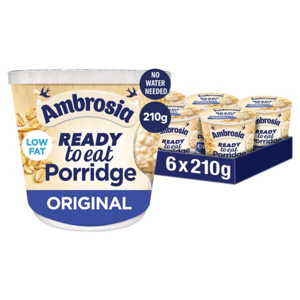Ambrosia Ready to Eat Porridge Pot Original 210g
