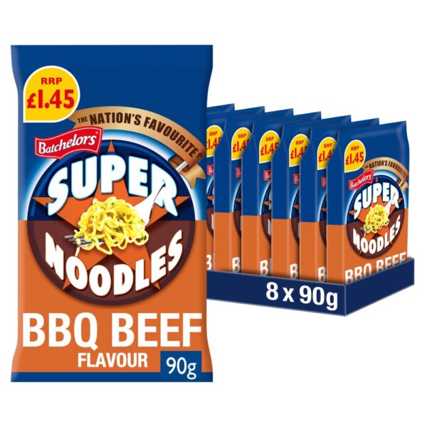 Batchelors Super Noodles Bbq Pmp £1.45 90g