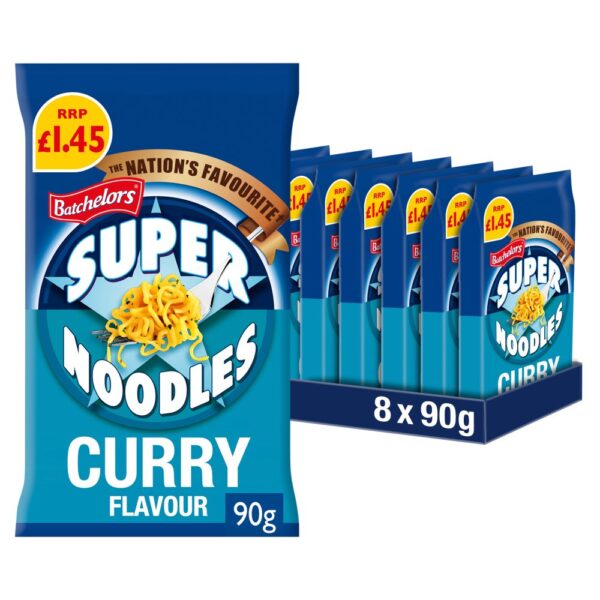 Batchelors Super Noodles Mild Curry Pmp £1.45 90g