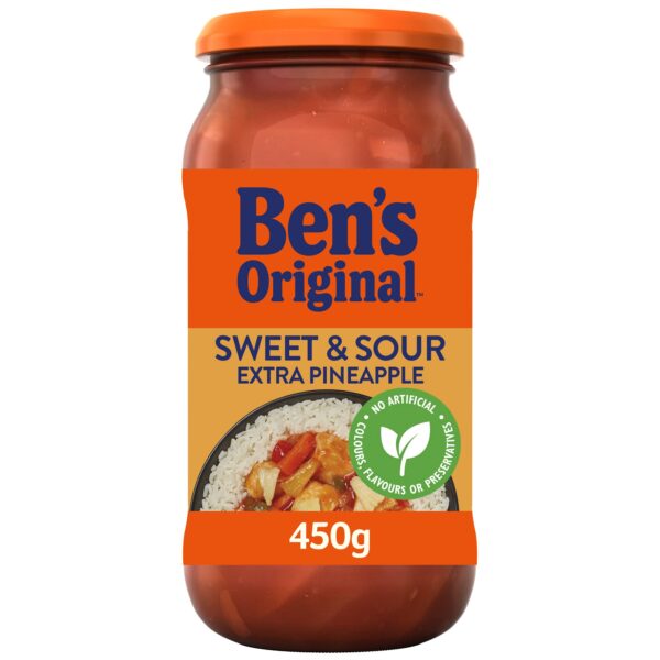 Bens Original Sweet and Sour Extra Pineapple Sauce 450g