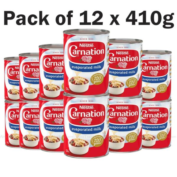 Carnation Evaporated Milk, 12 x 410g