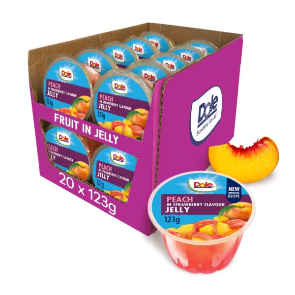 Dole Peach in Strawberry Jelly single 123g