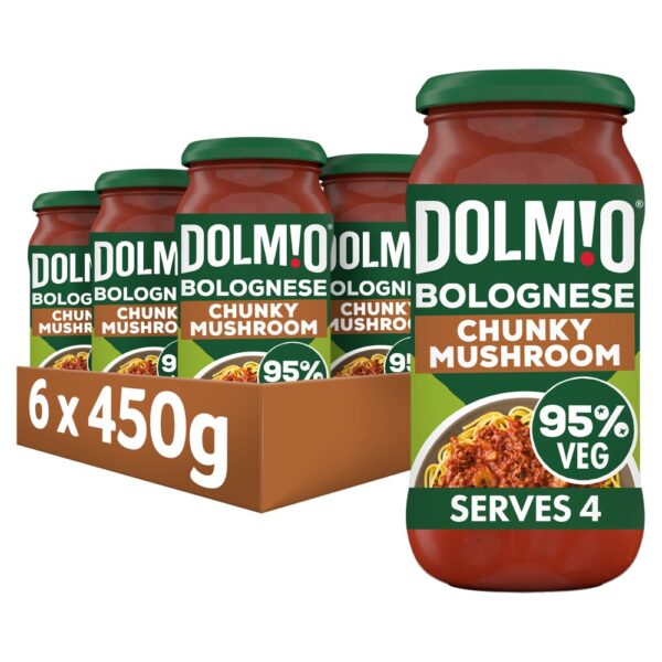 Dolmio Bolognese Chunky Mushroom Pasta Sauce 450g