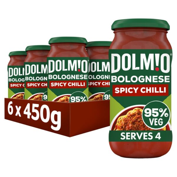 Dolmio Bolognese Spicy Chilli Pasta Sauce 450g