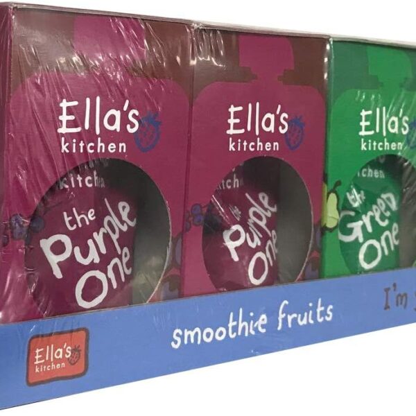 Ella's Kitchen Organic Fruit Smoothie Pouches, 25 x 90g