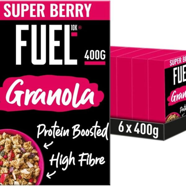 FUEL10K Protein Boosted Granola Super Berry 400g