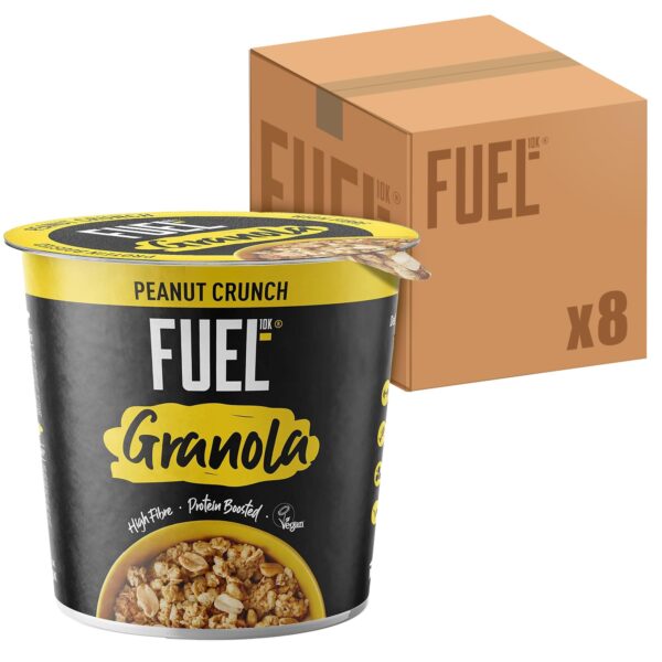 FUEL10K Protein Boosted Peanut Crunch Granola Pot 70g