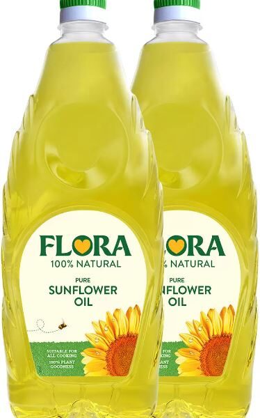Flora Sunflower Oil, 2 x 2L