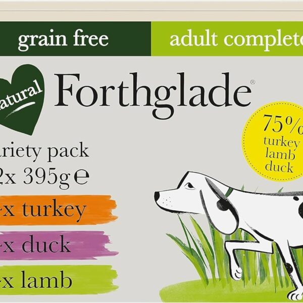 Forthglade Grain Free Variety Pack, 12 x 395g