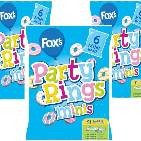 Fox's Party Rings Minis 6 x 21g