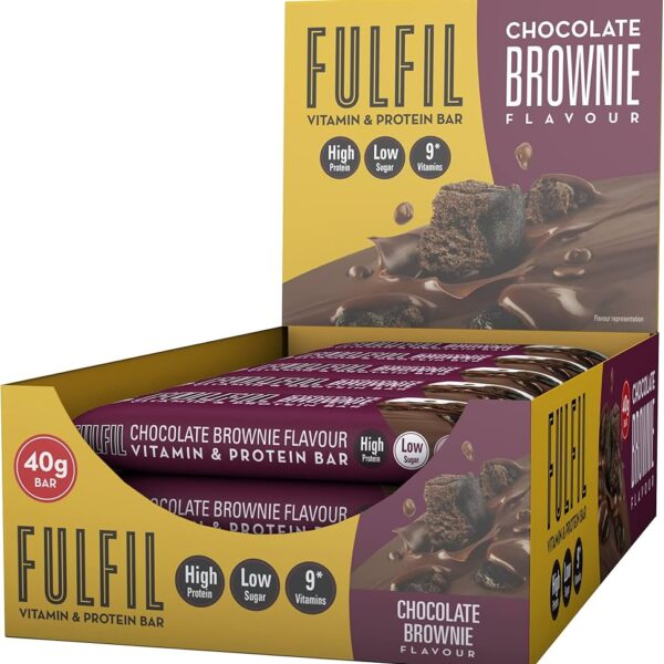 Fulfil Chocolate Brownie Flavour Vitamin & Protein Bar 40g