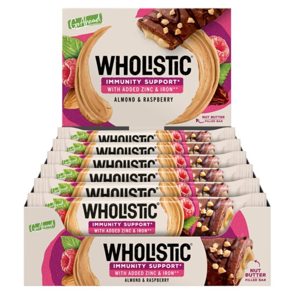 Go Ahead Wholistic Raspberry & Almond 40g