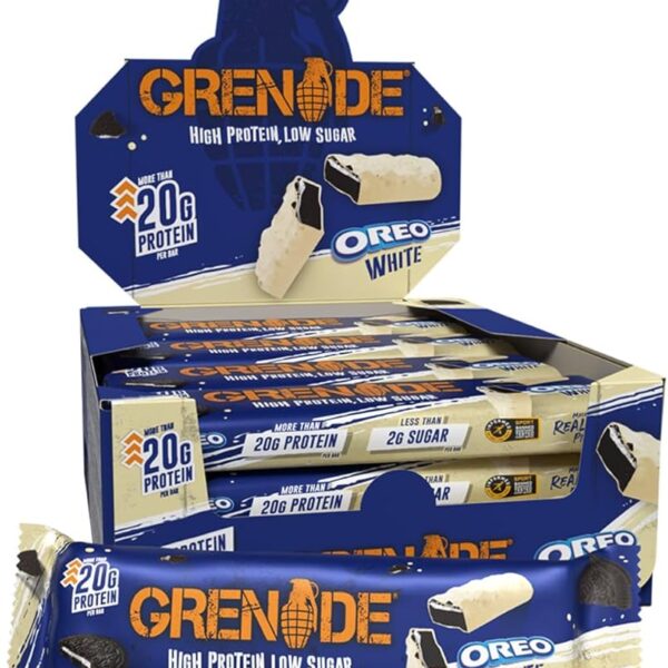 Grenade White Chocolate Oreo, 12 x 60g