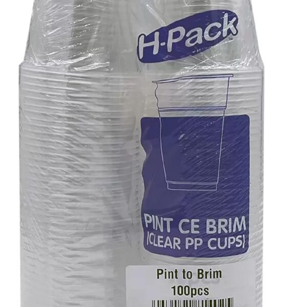 H-Pack Pint Tumblers 568ml, 100 Pack