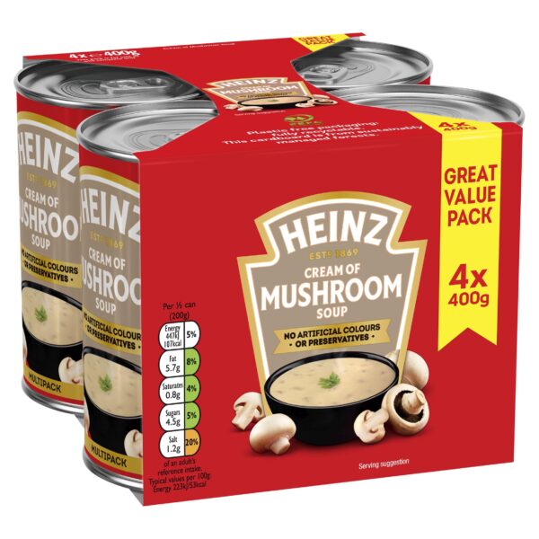 Heinz Cream of Mushroom Soup 400g