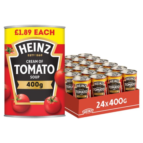 Heinz Cream of Tomato Soup Pmp £1.89 400g