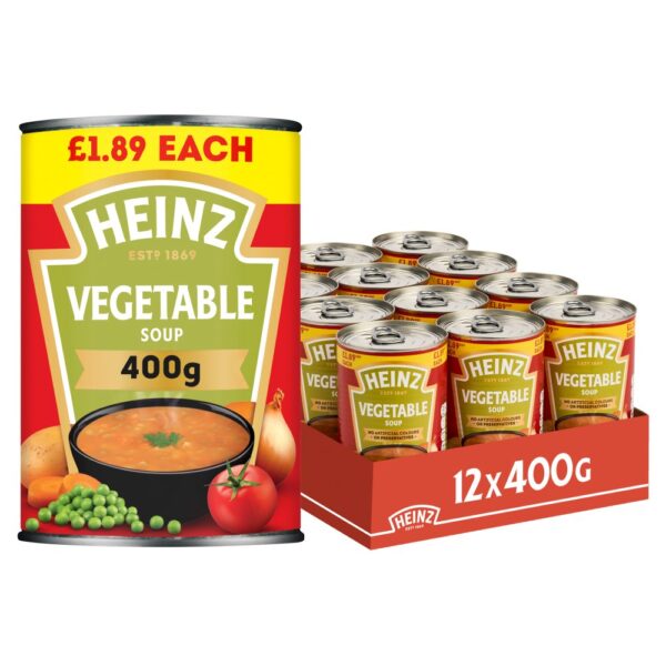 Heinz Vegetable Soup Pmp £1.89 400g